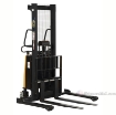 Stacker with Powered Lift - Adjustable Forks/ Adjustable Support Legs Forks Raise up to 63"  SL-63-AA