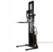 Stacker with Powered Lift - Adjustable Forks/ Adjustable Support Legs Forks Raise up to 150" SL-150-AA a