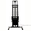 Stacker with Powered Lift - Adjustable Forks/ Adjustable Support Legs Forks Raise up to 150" SL-150-AA b