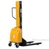 Narrow Mast Semi-Electric Stacker with Fixed Forks - SLNM-63-FF b