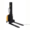 Narrow Mast Semi-Electric Stacker with Fixed Forks, Forks Raise up to 118" SLNM-118-FF