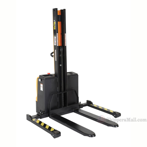 Narrow Mast Stackers with Powered Drive and Powered Lift, 62"H