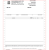 Shipping invoice, customized, 8.5" X 11" Continuous carbonless format. SHPINV001