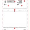 Shipping invoice, customized, 8.5" X 11" Continuous carbonless format. SHPINV001 a