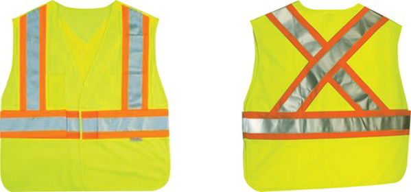 High-Visibility Yellow/Green Tear-Away Safety Vest