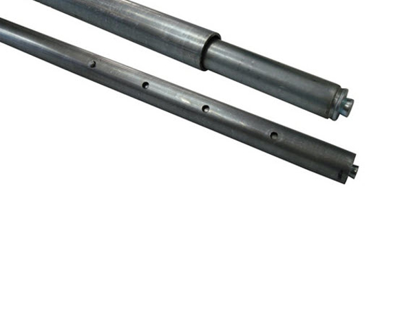 1816-1 - Steel Series F Round Bar 3/4" Hole/Adjusts from: 79" to 93", w Push-Button Adjustment