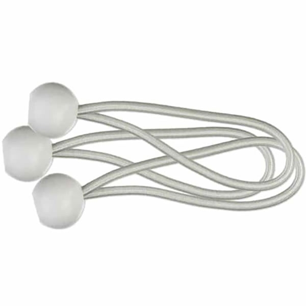 10” White Bungee Canopy Ties