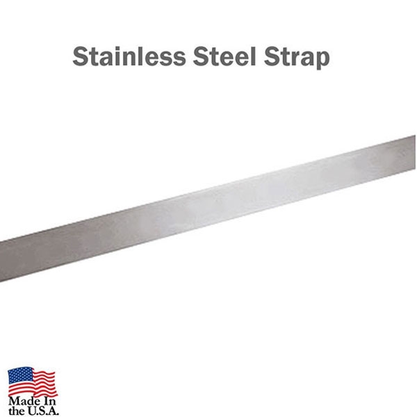Stainless Steel Straps 1.1/4" x 0.044" x 60" - 10/box