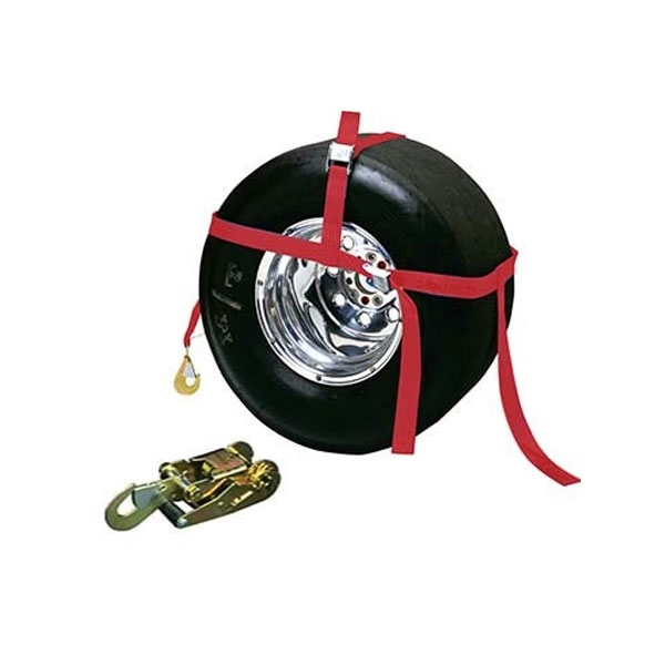 Tire Bonnet, Double Adjust, 13”-17” OEM/10”-22” Tires w/Ratchet, Red