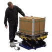 Powered Lift Table W/Manual Carousel 2000#