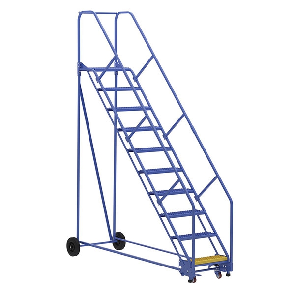 Warehouse Ladder 50 Degree Angle, Grip Strut 6 Step 14 In