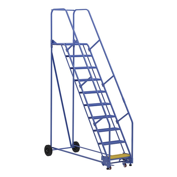 Warehouse Ladder 58 Degree Angle, Perorated 6 Step 21 In