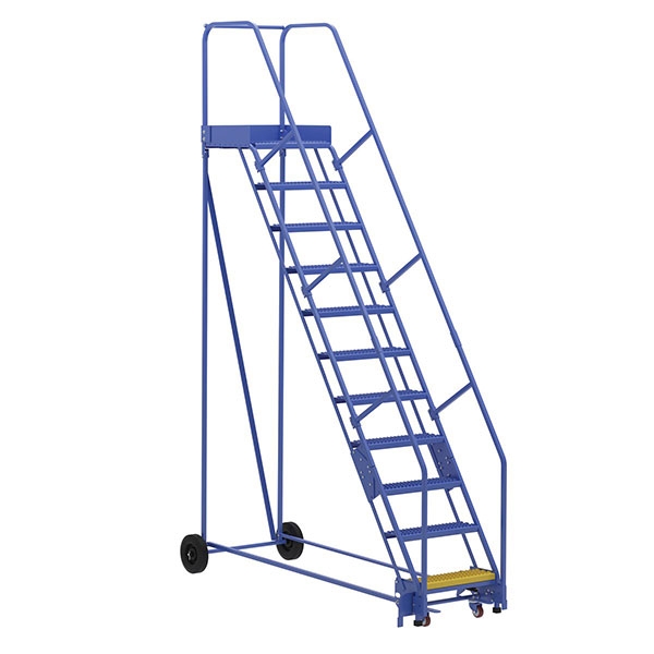 Warehouse Ladder 58 Degree Angle, Grip Strut 7 Step 21 In
