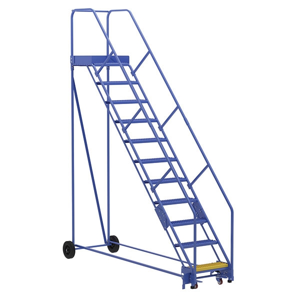 Warehouse Ladder 50 Degree Angle, Grip Strut 7 Step 21 In