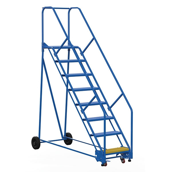 Warehouse Ladder 50 Degree Angle, Grip Strut 10 Step 14In