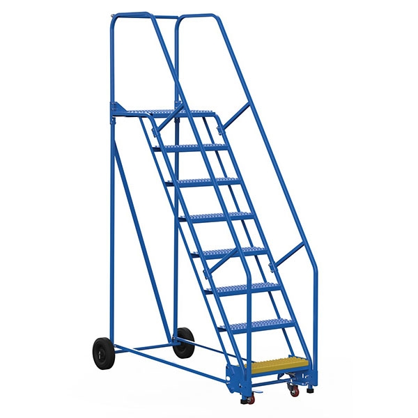 Warehouse Ladder 58 Degree Angle, Grip Strut 10 Step 21In