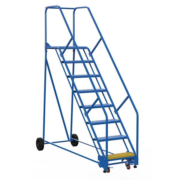 Warehouse Ladder 50 Degree Angle, Grip Strut 10 Step 21In
