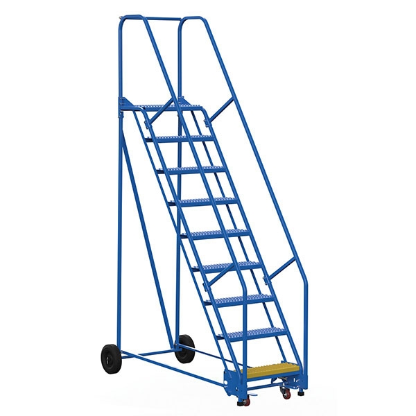Warehouse Ladder 58 Degree Angle, Grip Strut 11 Step 14In