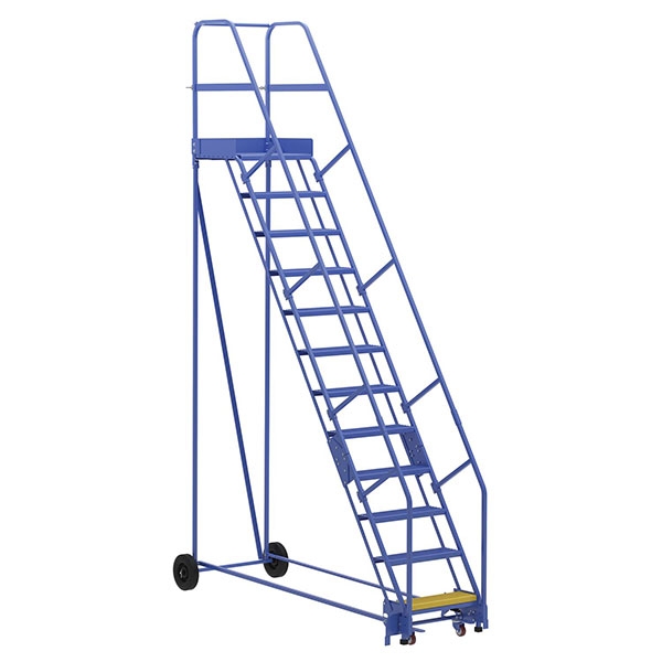 Warehouse Ladder 58 Degree Angle, Perforated 12 Stp 21 In.