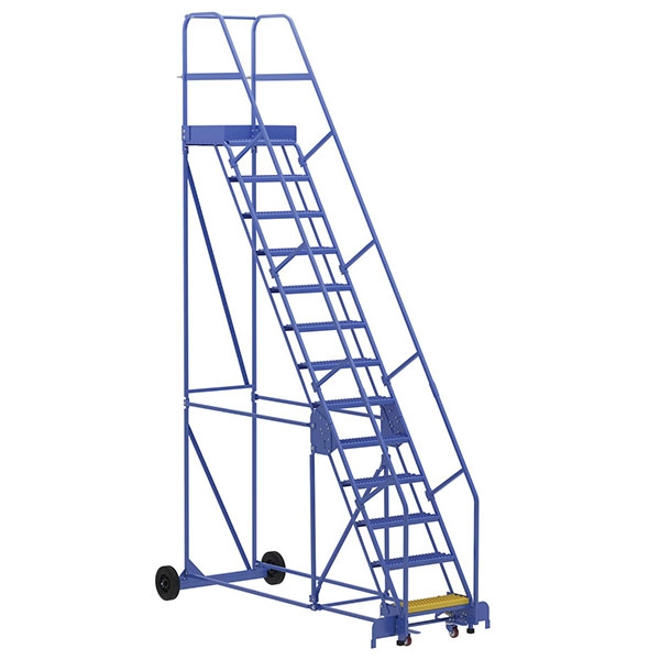 Warehouse Ladder 58 Degree Angle, Grip Strut 13 Stp 21 In.