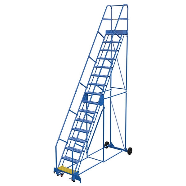 Warehouse Ladder 58 Degree Angle, Grip Strut 16 Stp 14 In.