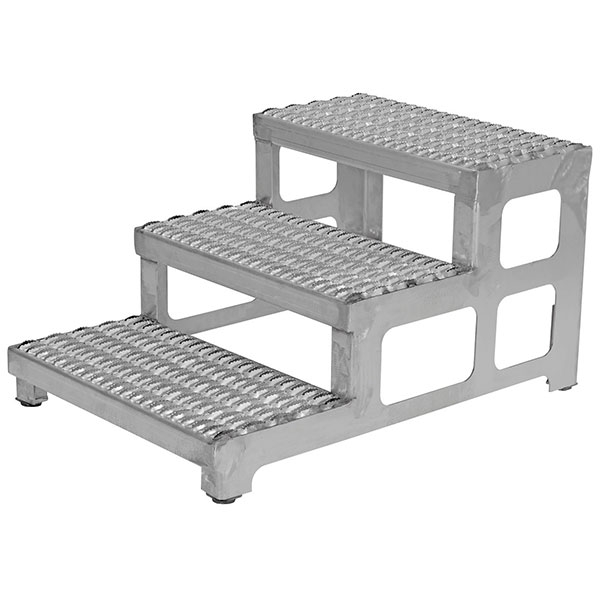 Ss Adjustable Step Stand 3-Step 24 X 34
