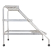 Aluminum Step Stand - 3 Step Wide Welded