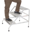 Aluminum Step Stand - 3 Step Wide Welded