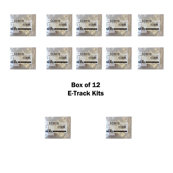 Box of 12 Etrack kit for the CC5010 Smart Bar P/N: CC5015