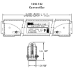 1846-102 - Standard Garment Bar, Adjusts from: 98.1" to 100.2" for 102" Trailers