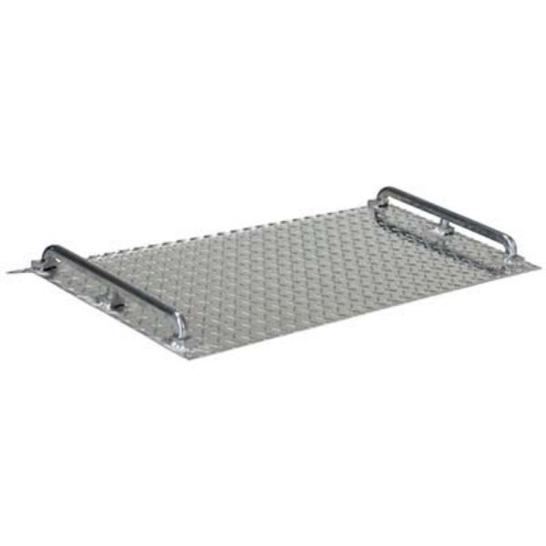 Alum Tread Plate Mini Dockboard 700 Lb Capacity - Vestil AMD-3618