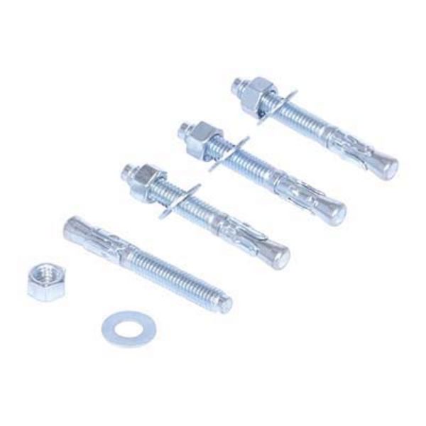 4-Pack Concrete Anchor Bolt 3/8 X 3 In - Vestil AS-383-4PK