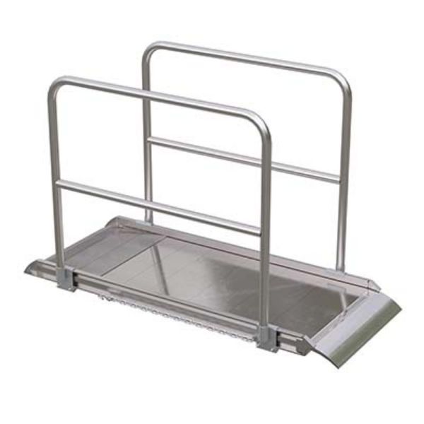 Alum Walk Ramp W/Rail Overlap 72 X 28 In - Vestil AWR-28-6A-HR