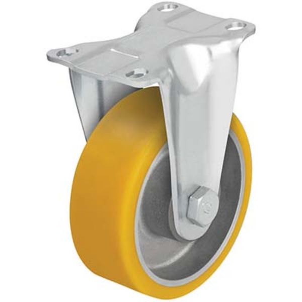 Caster, 5X1-9/16 Poly, Rigid - Vestil CST-AL-5X2EX-R