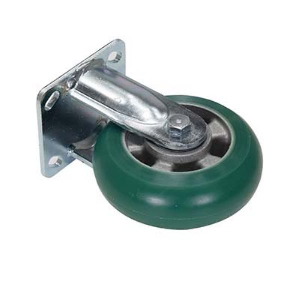 Caster, 6X2-1/8 Poly, Rigid - Vestil CST-ALEH-6X2SO-R