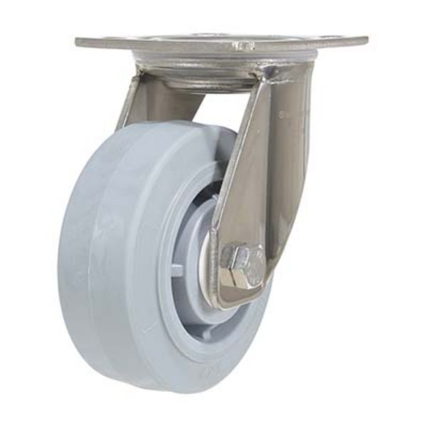 5X2 Tpr Ss Rig Swivel Caster - Vestil CST-E-SS-5X2TPR-S