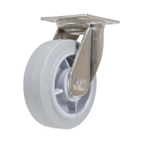6X2 Tpr Ss Rig Swivel Caster - Vestil CST-E-SS-6X2TPR-S