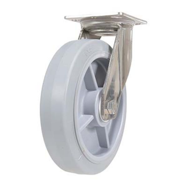 8X2 Tpr Ss Rig Swivel Caster - Vestil CST-E-SS-8X2TPR-S