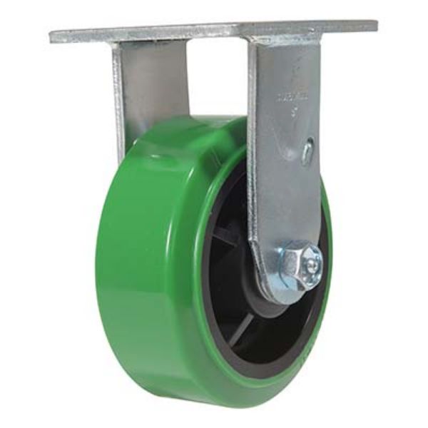Caster, 5X2 Polyolefin Rigid - Vestil CST-F34-5X2DT-R