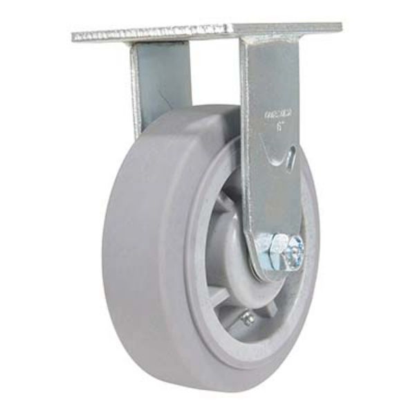 Caster, 6X2 Polyolefin Rigid - Vestil CST-F34-6X2DK-R