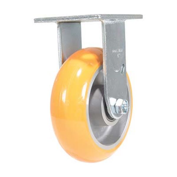 Caster, 6X2 Aluminum Rigid - Vestil CST-F34-6X2SI-R