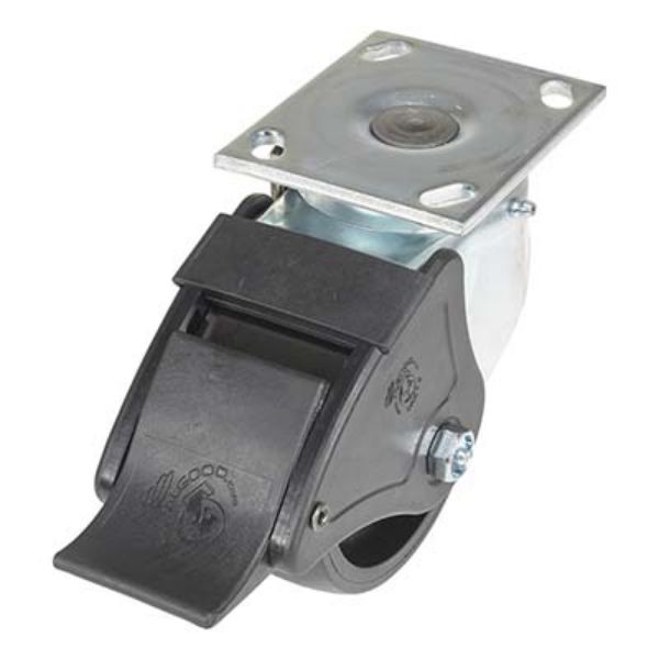 Caster, 5X2 Glass Filled Nylon Light Duty, Swivel/Lock - Vestil CST-HLD-5X2GFN-SWTB1