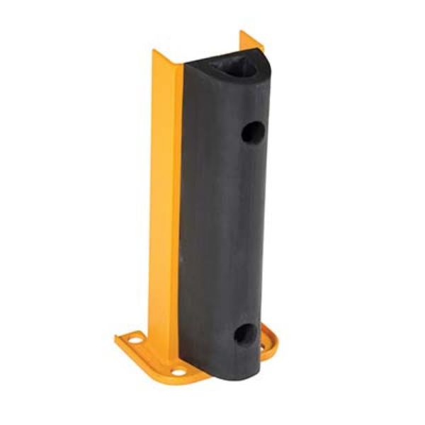 Structural Rack Guard W/Bumper 18 X 8 In - Vestil G6-18-B