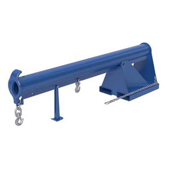 Non-Telescoping Lift Boom 4K Capacity with 11 In Fork Pocket Center - Vestil LM-1NT-4-11