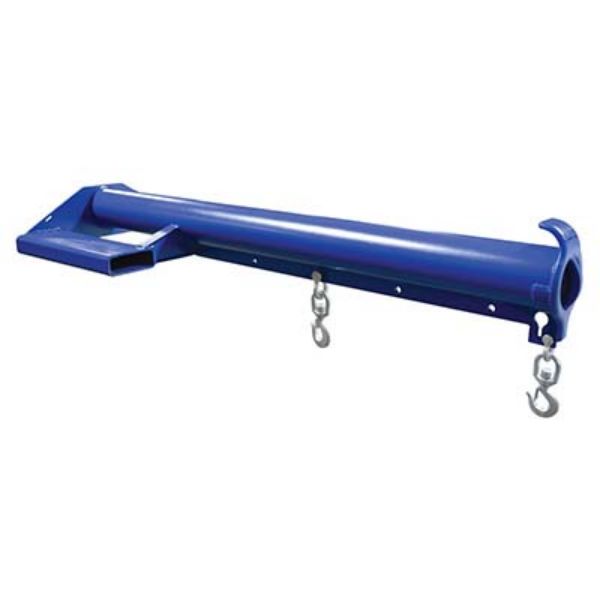 Econo Non-Telescoping Lift Boom 6K Capacity with 24 In Fork Pocket Center - Vestil LM-EBNT-6-24