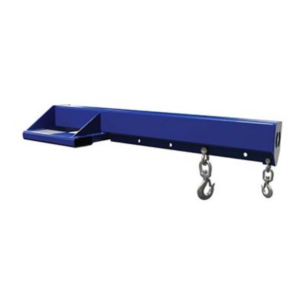 Econo Non-Telescoping Lift Boom 8K Capacity with 24 In Fork Pocket Center - Vestil LM-EBNT-8-24