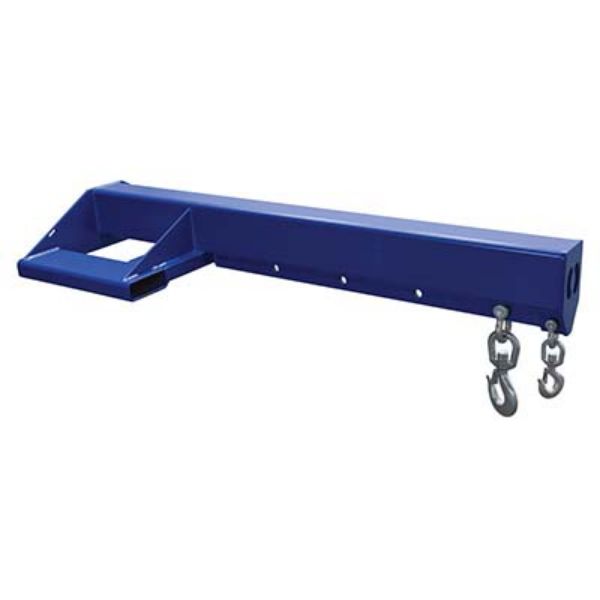 Econo Non-Telescoping Lift Boom 8K Capacity with 30 In Fork Pocket Center - Vestil LM-EBNT-8-30