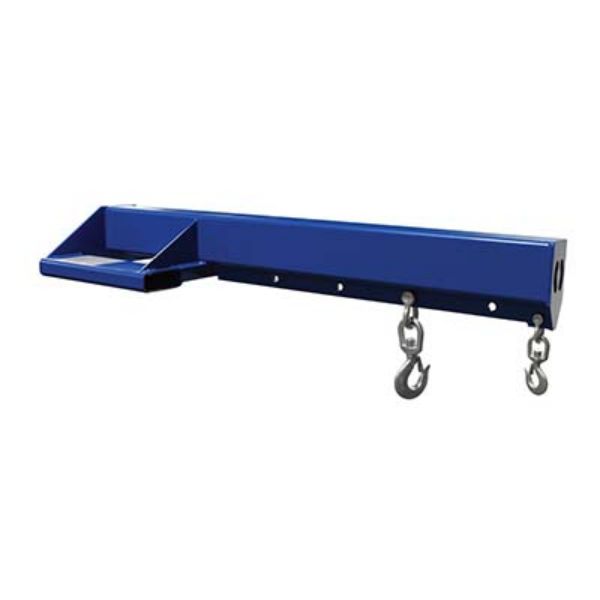 Econo Non-Telescoping Lift Boom 8K Capacity with 36 In Fork Pocket Center - Vestil LM-EBNT-8-36
