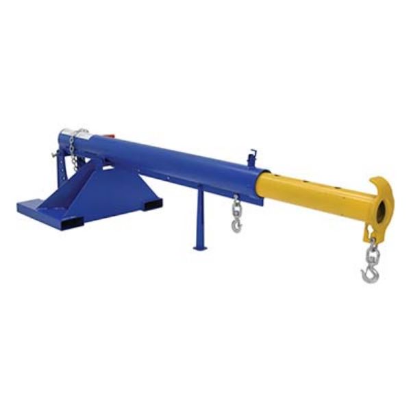 Telescoping and Orbiting Fork Truck Boom; Fork Pocket Center: 30" - Overall Extended Length: 146-5/8"  - Vestil LM-OBT-4-30