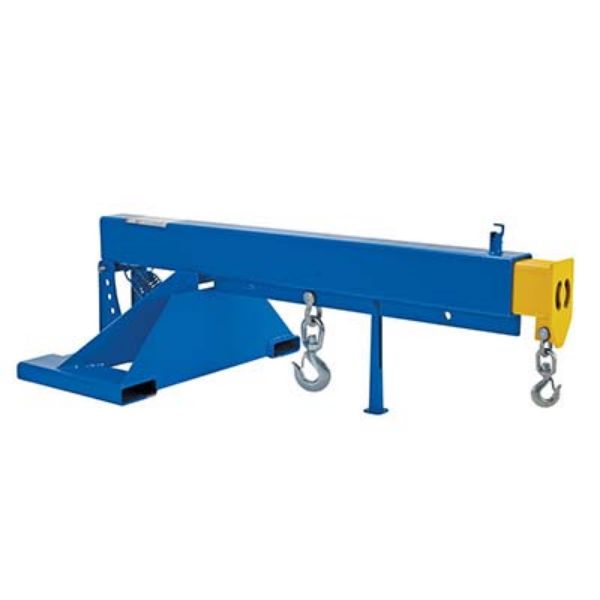 Telescoping and Orbiting Fork Truck Boom; Fork Pocket Center: 36" - Overall Extended Length: 145-1/4" - Vestil LM-OBT-8-36